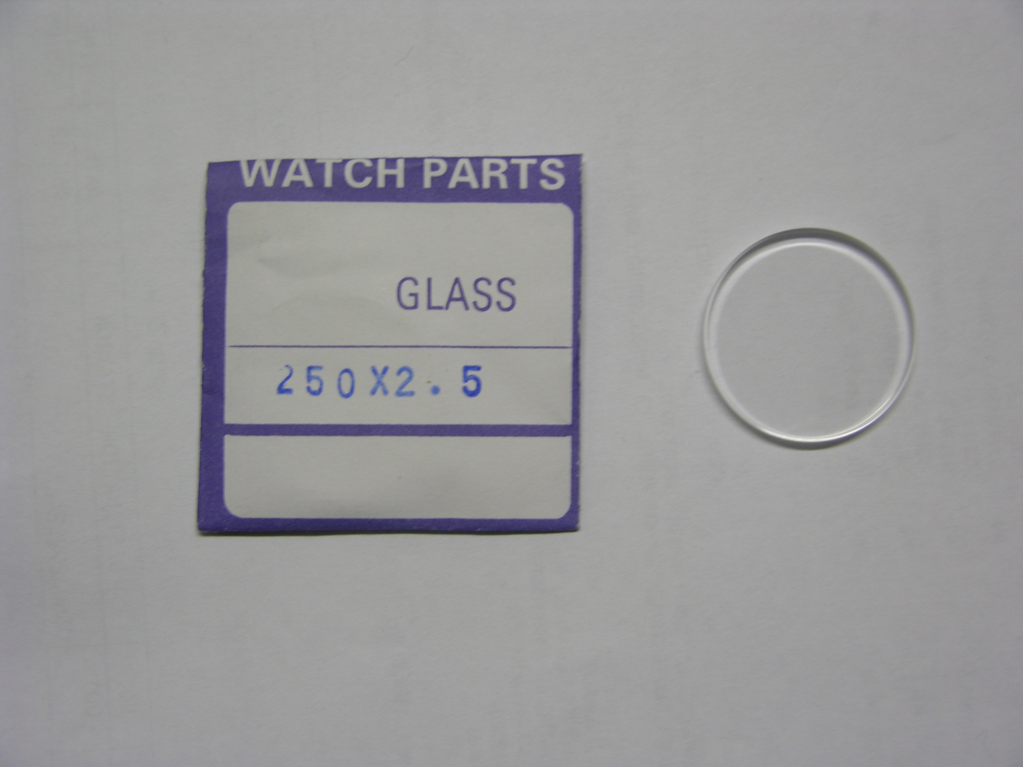 Mineral Glass 2.5MM 230 To 335
