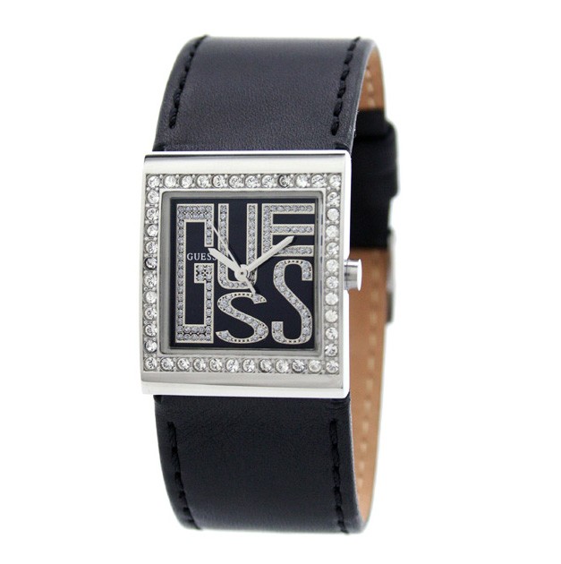 Lds Guess Square Leather Stone