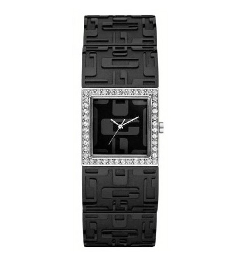Lds Guess Blk Metal