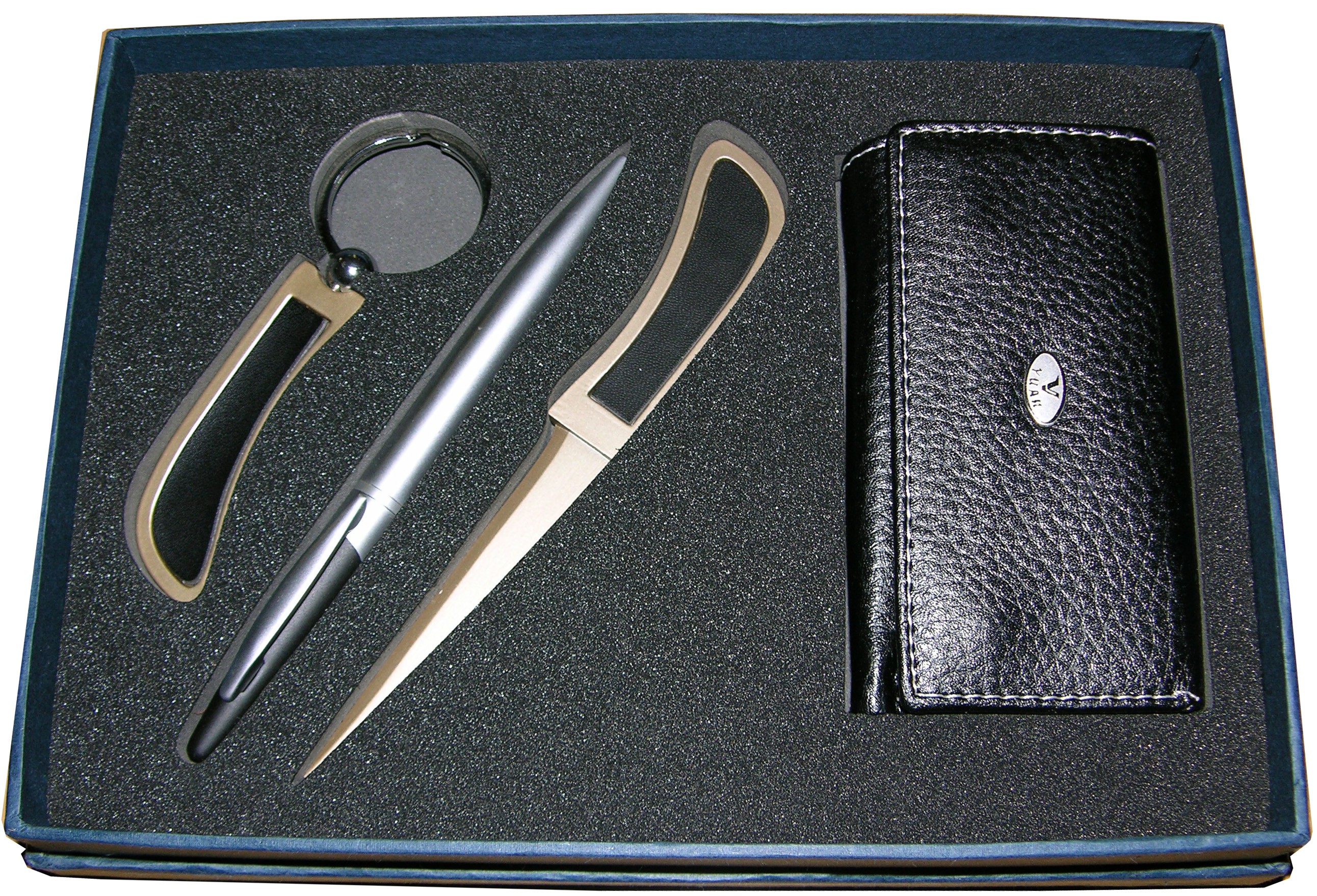 Pen Letter Keyring Wallet