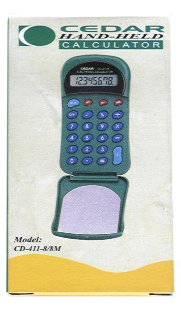 CD411 8-DIGIT Calc