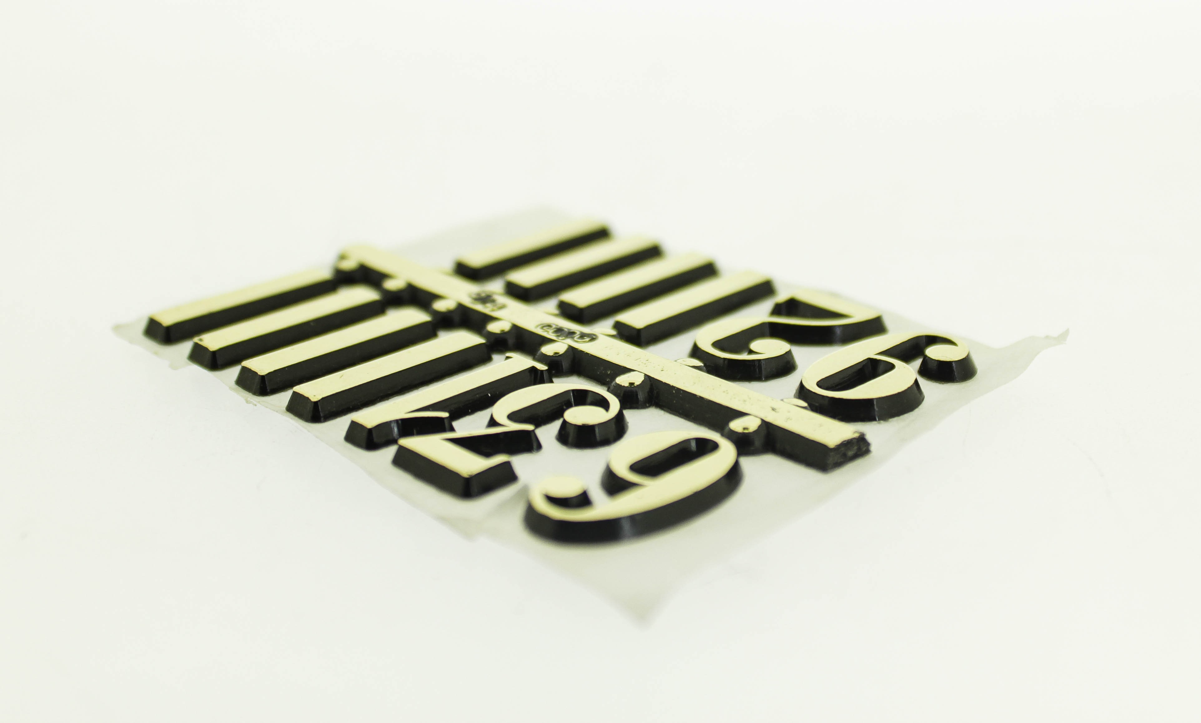 Numeral Arabic Goldstroke 20MM